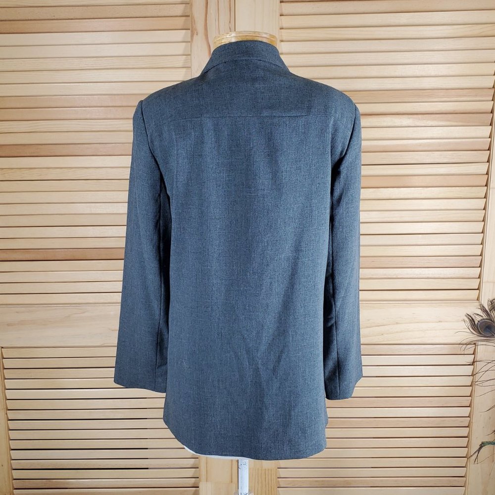 Lightweight 5 Button Front Jacket With Pockets Si… - image 3